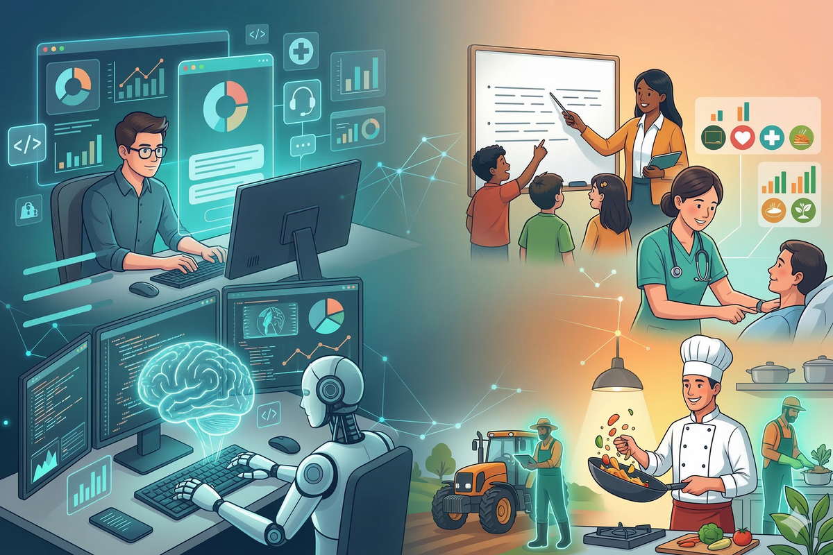 Analisis terbaru menunjukkan dampak AI terhadap dunia kerja serta profesi yang paling rentan dan paling aman di masa depan