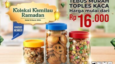 Tebus Murah Toples Kaca Eksklusif untuk Koleksi Kemilau Ramadan